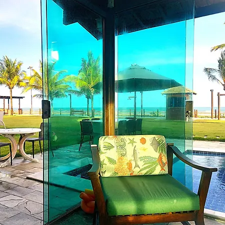 Casa à Beira Mar, Pé na Areia, Tipo Bangalô, Piscina Privativa, Muro Alto, Porto de Galinhas PE-3